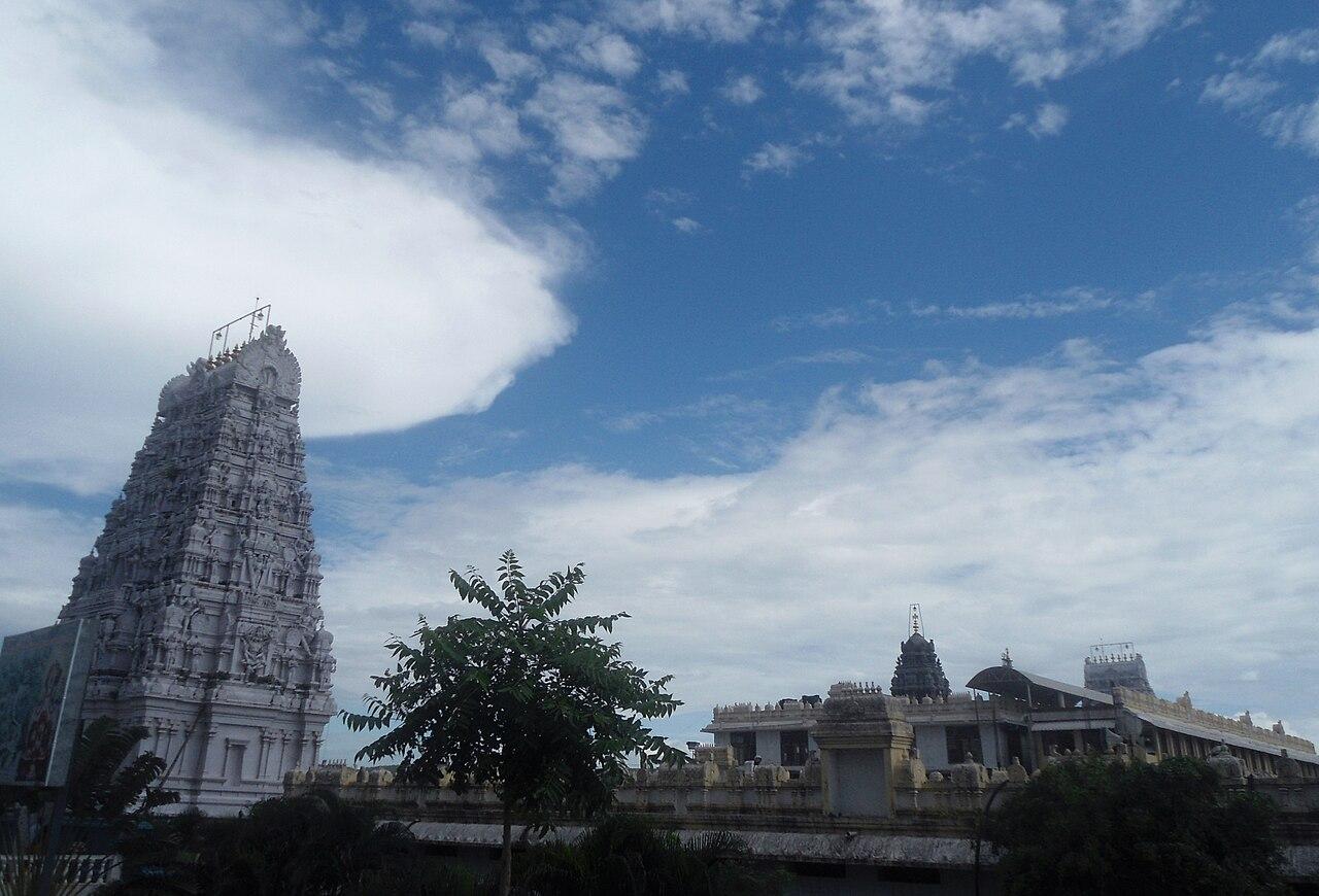 The Satyanarayana Swamy temple complex on Ratnagiri hill, Annavaram
