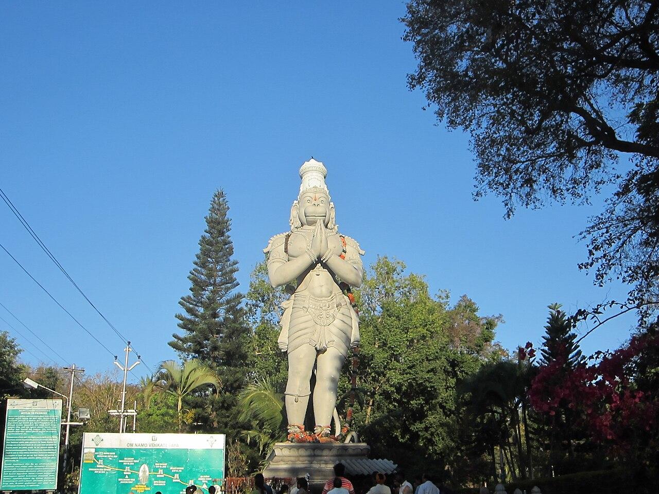 Devotees on the temple street at Tirumala, Tirupati